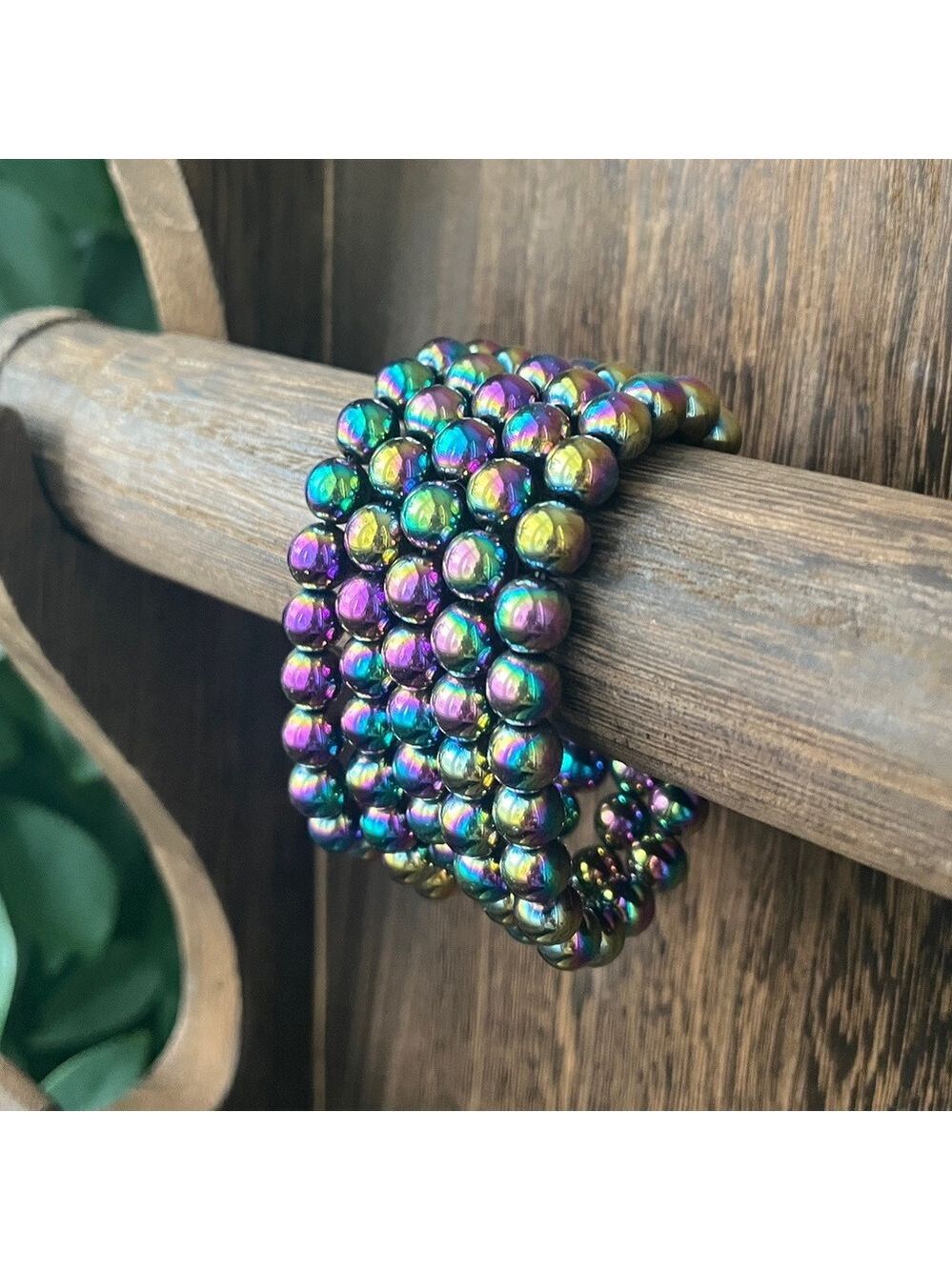 Rainbow Hematite Bracelet